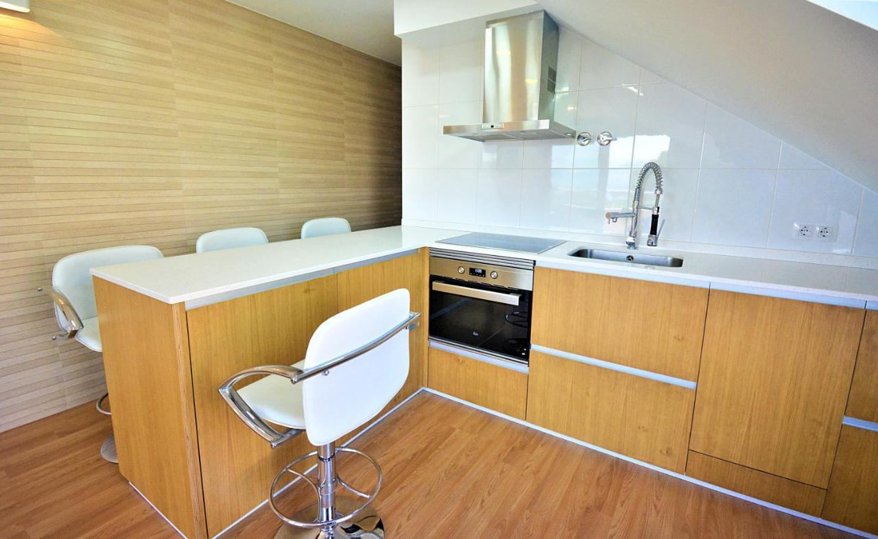 Atico De Playa Con Vistas En Baltar - Sanxenxo Appartement Portonovo Buitenkant foto